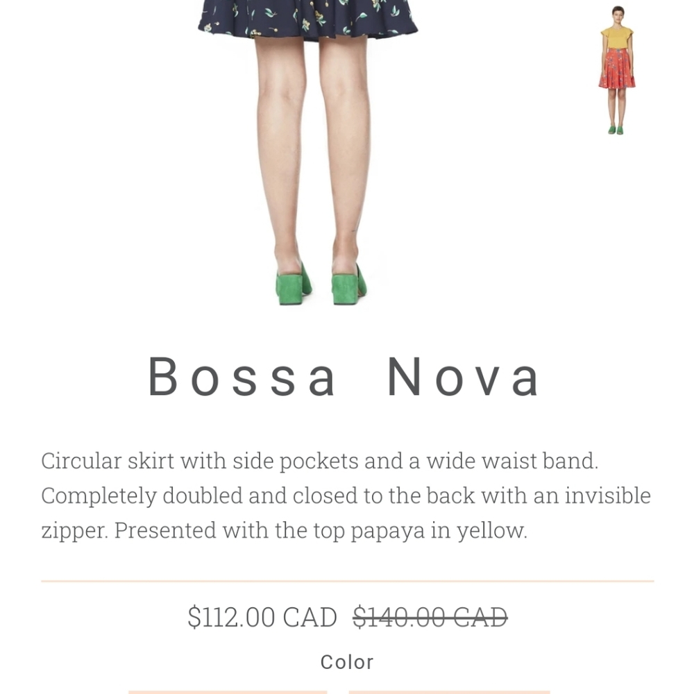 Annie 50 Bossa Nova Skirt - Picture 4 of 4